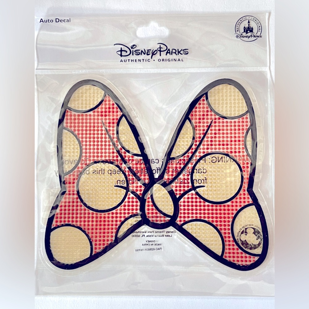 Disney Parks Authentic Auto Decal
